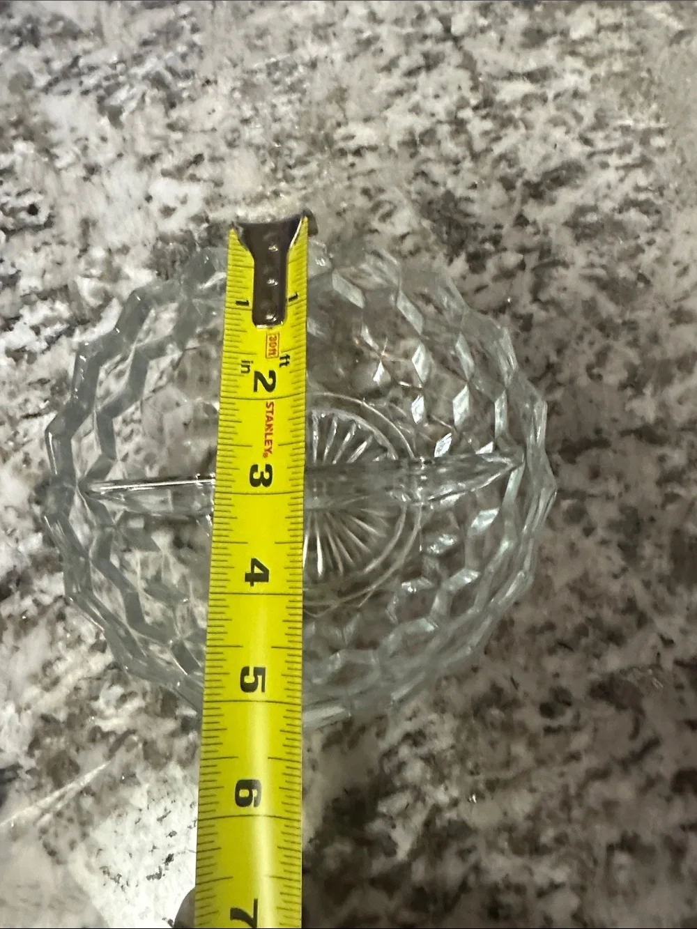 Fostoria  American Cube Divided Dish
